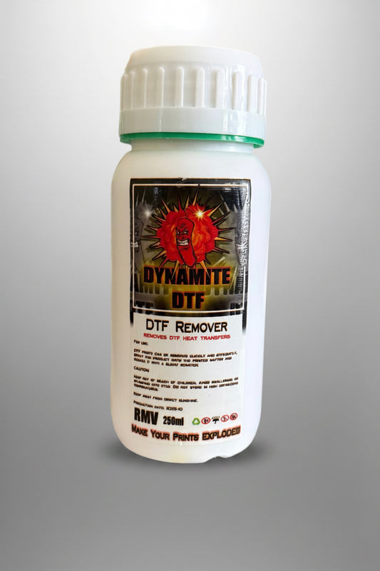 Dynamite DTF Remover Solution 250ml bottle