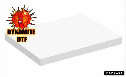 HOT PEEL DTF PET Film 11 inch X 17 inch Sheet for Heat Transfers.  - A3 size. 10, 25, 50 or 100 sheet quantities.