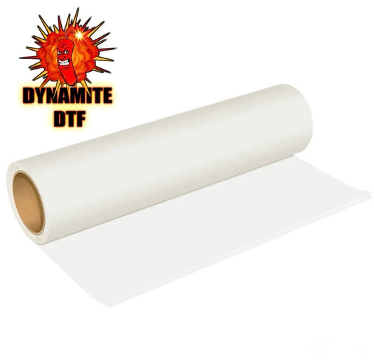 Dynamite DTF 24” Hot Peel. Double Matte. DTF Roll PET Film - 24 inches x 328 feet (60cm x 100m)