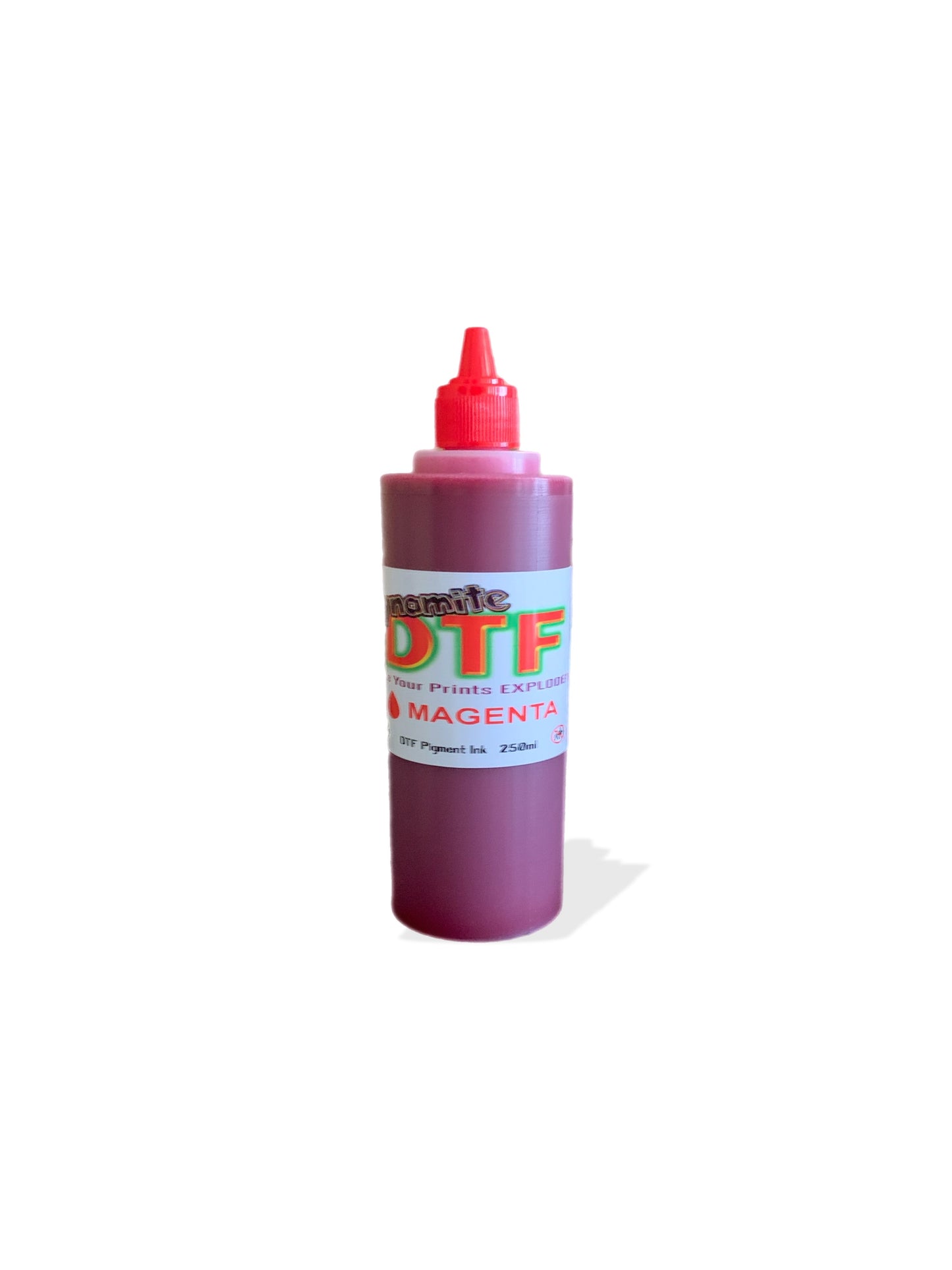 Dynamite DTF Ink for DTF Printers,Epson Printer, (5)- 250ml bottles CMYK+W.