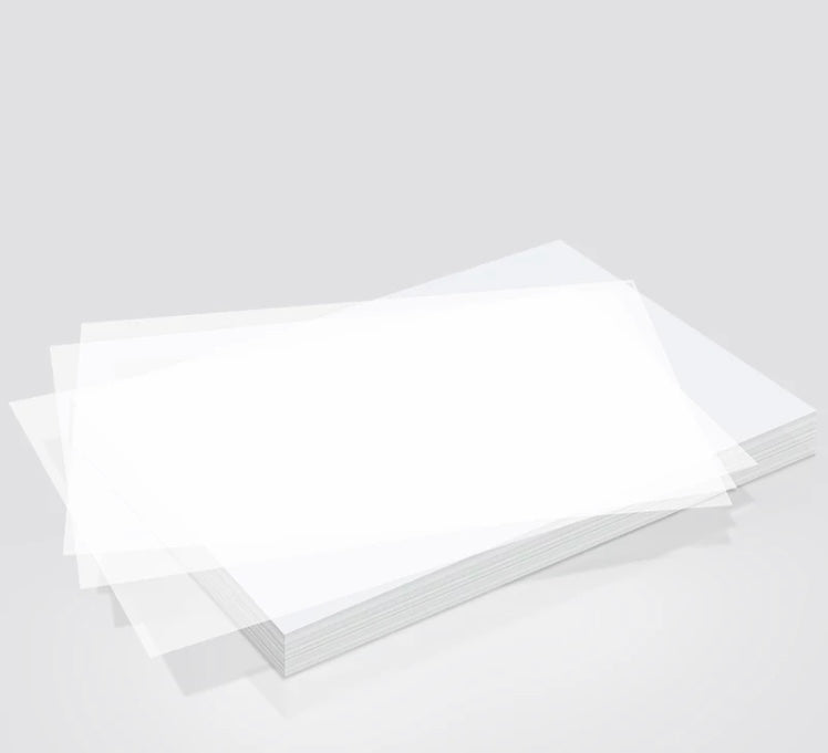 DTF SUPER-SAVER, 500 Sheets, Dynamite DTF PET Film 8.5 inch x 11 inch Sheet for Heat Transfers. - A4 size.