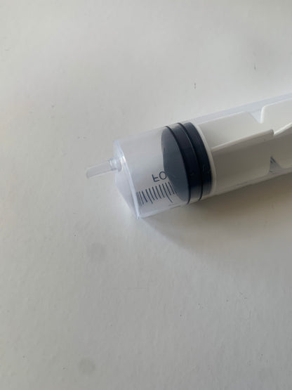 DTF / Sublimation 60ml Syringe with 2” & 4” Blunt Tip.
