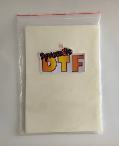 Hot Peel DTF SUPER-$AVER,  500 Hot Peel Sheets, Dynamite DTF PET Film 11 inch X 17 inch Sheet for Heat Transfers.  - A3 size.