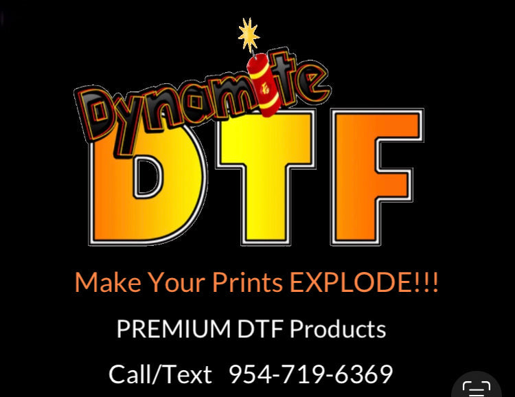 Dynamite DTF Ink Kit for DTF Printers,Epson Printer, (6)- 250ml bottles CMYK+WW.