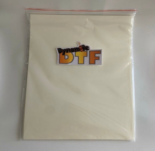 DTF SUPER-SAVER,  500 Sheets, Dynamite DTF PET Film 11 inch X 17 inch Sheet for Heat Transfers.  - A3 size.