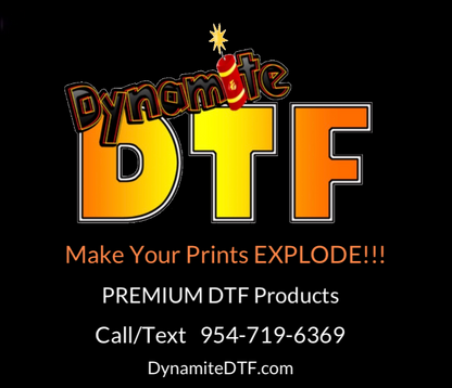 HOT PEEL Dynamite DTF PET Film 13 inch X 19 inch Sheet for Heat Transfers.  - A3+ size. 10, 25, 50 or 100 sheet quantities.