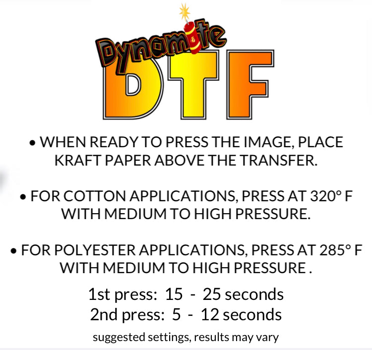 Dynamite DTF 24” Hot Peel. Double Matte. DTF Roll PET Film - 24 inches x 328 feet (60cm x 100m)