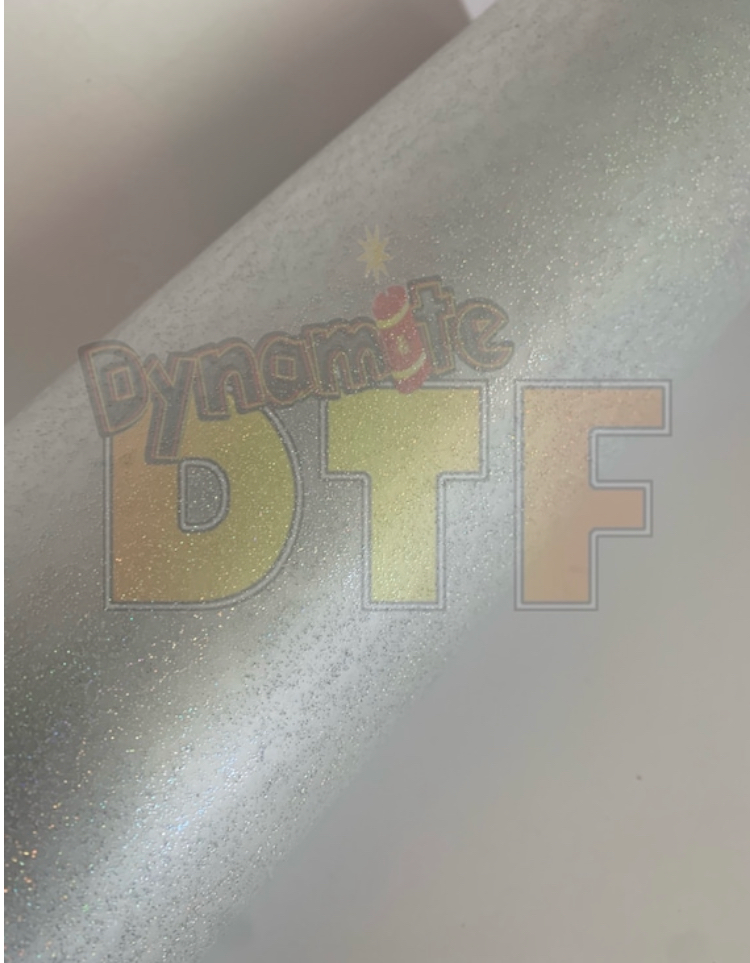 New:  “ GLITTER “ DTF Roll P.E.T. Film - approx 12 inches x 30 feet (30cm)