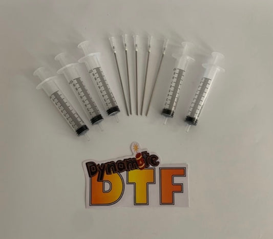 DTF / Sublimation 10ml Syringe with 4” Blunt Tip - Pack Of 5